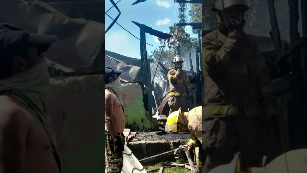 Incendio deja en cenizas bienes de tres familias en Carazo