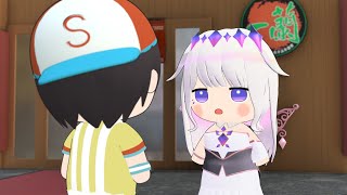 ワザップでビジューを戸惑わせるスバル【大空スバル/Koseki Bijou/ホロライブ切り抜き】【3Dアニメ】