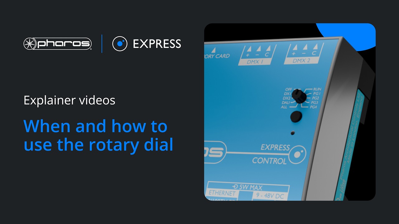 When and how to use the rotary dial