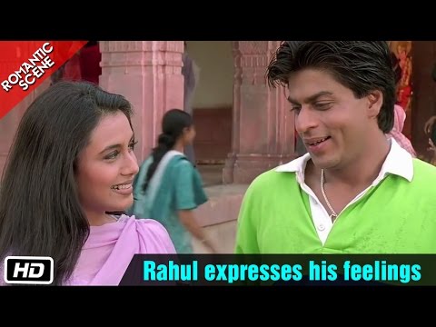 Rahul expresses his feelings - Romantic Scene - Kuch Kuch Hota Hai - Shahrukh Khan, Rani Mukerji