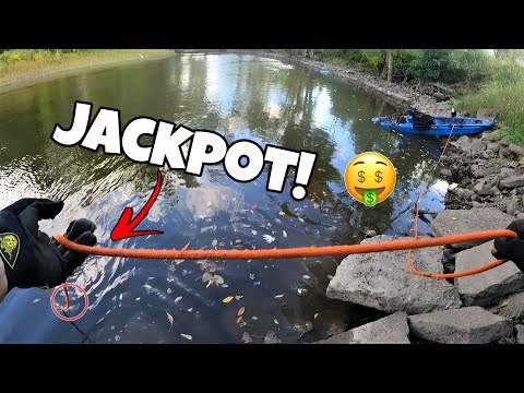 Magnet Fishing Finds So Massive They Nearly Capsized My Kayak