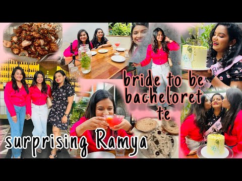 Surprising Ramya a bachelorette| making her ready | Bride to Be ???????? unboxing Amazon parcel |