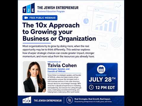The 10X Approach to Growing Your Business or Organization by Tzivia Cohen