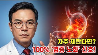 자주 체하는 사람, 위 문제가 아니라 ‘ 염증 노화 신호’일 수 있습니다
