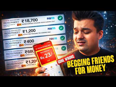BEGGING My Friends For MONEY 💰Gone Wrong 😂 #funnyvideo