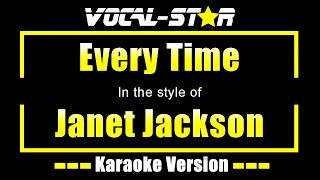 Janet Jackson - Every Time (Karaoke Version) with Lyrics HD Vocal-Star Karaoke
