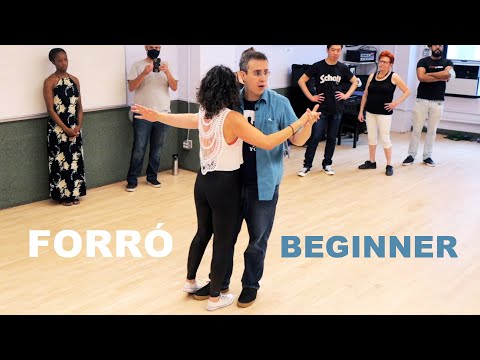 Forro dance basic steps - Recapitulation of movements at the end of a class for beginners in NYC