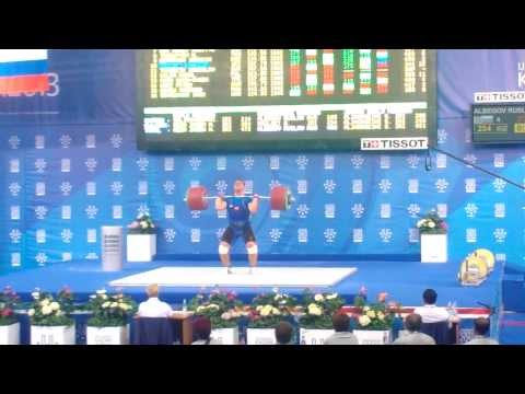 Ruslan Albegov 2013 Universiade kazan weightlifting men +105kg