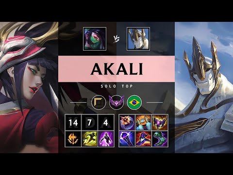Akali Top vs Galio - BR Master Patch 25.10