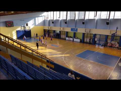 Akcja meczu U14 (11.02.2017) - Igor Wojtyniak za 3 punkty