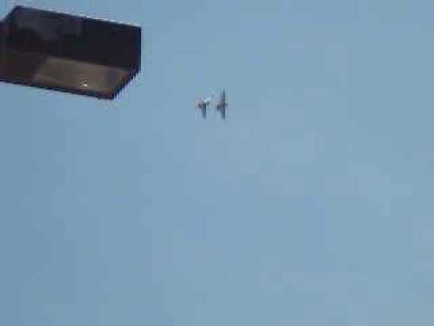 Red Tailed Hawks Courtship Flight with Death Spiral