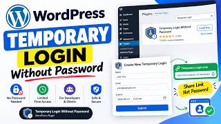 How to Give Temporary WordPress Admin Access Without Password | Elementor Pro & 
