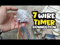 How To Connect 7 Wire Washing Machine Timer Kenwood Washing Machine Timer Connection