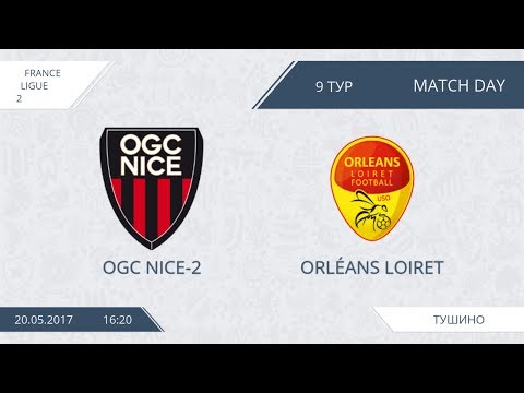 AFL17. France. Ligue 2. Day 9. OGC Nice-2-Orléans Loiret