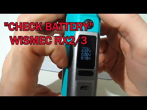 WISMEC RX2/3 РЕШЕНИЕ 'CHECK BATTERY' разбалансировка РЕМОНТ
