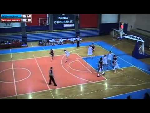 09.11.2014. ŽKK Radivoj Korać - ŽKK Vršac Swisslion - 1.poluvreme