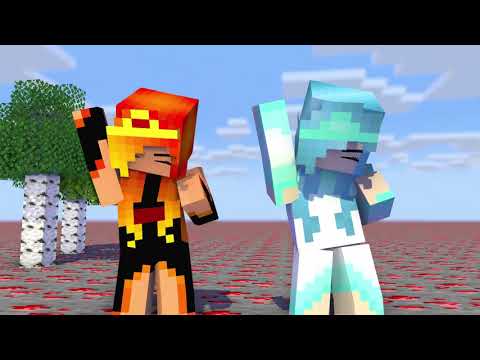 MONSTER SCHOOL:K/DA - POP/STARS FIRE AND ICE PRINCESS - MINECRAFT ANIMATION