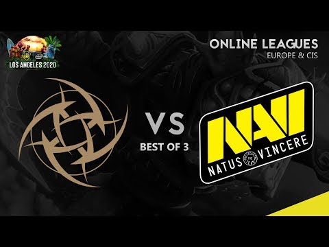 Ninjas in Pyjamas vs Natus Vincere Game 2 | ESL One Los Angeles 2020: EU & CIS