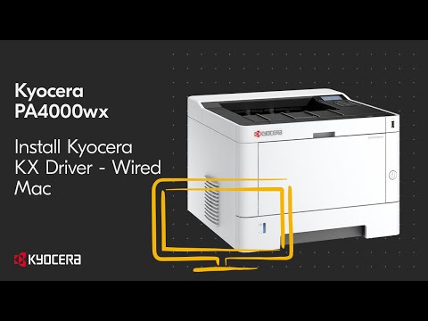 Kyocera PA3500wx — установка драйвера на Mac