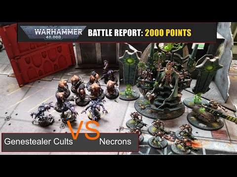 Warhammer 40k Battle Report: Genestealer Cults vs. Necrons 2000 Pkt. 9. Edi