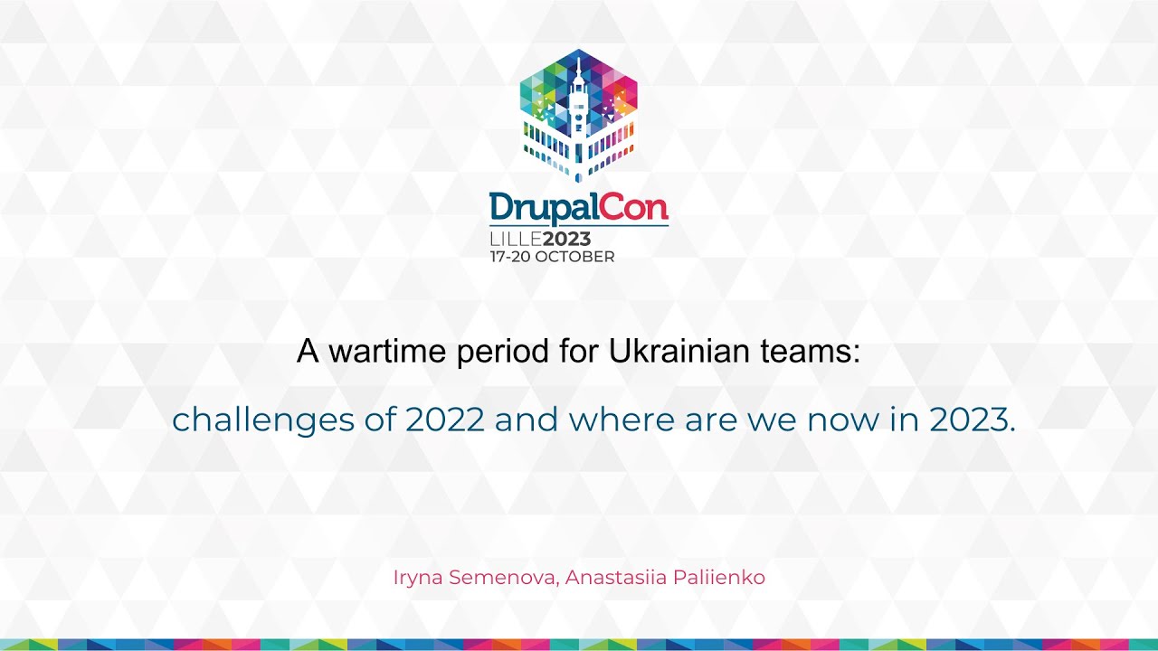 A wartime period for Ukrainian teams: challenges of 2022 and where are we now in 2023.