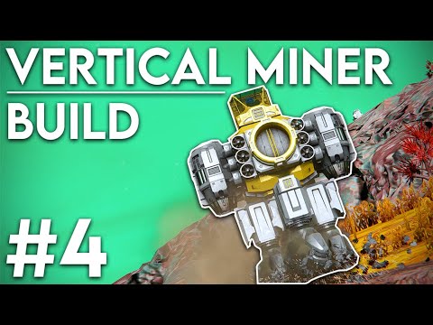 Vertical Mining Ship! - Solo Survival #4 (Space Engineers)