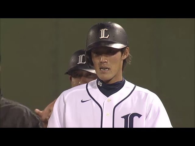 4回裏 前夜のヒーロー・ライオンズ斉藤が鮮やかに勝ち越し2点タイムリー放つ!! 2014/7/3 L-F