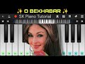 O Bekhabar - Action Replayy | EASY Piano Tutorial | Shreya Ghoshal