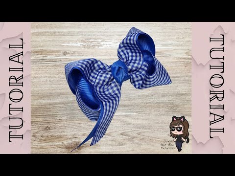 How to make a Perfert Colour Pop Twisted Boutique Bow, How to make a Classic School Boutique Bow