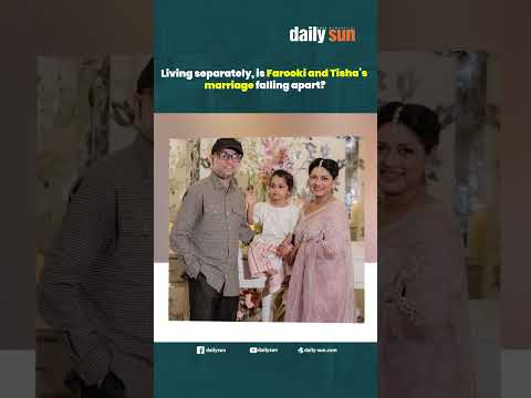 Living separately, is Farooki and Tisha’s marriage falling apart? | Daily Sun