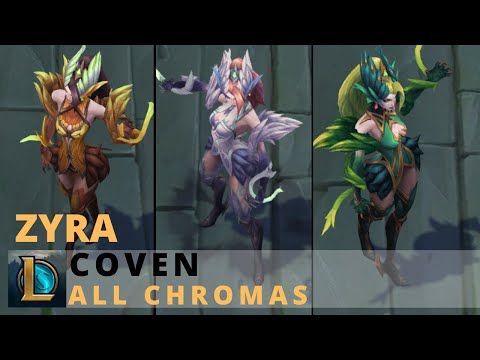 Coven Zyra All Chromas - League of Legends