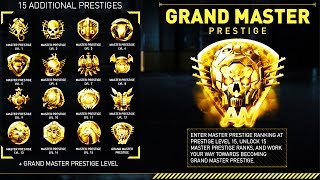 15 NEW PRESTIGES! Unlock Elite Guns Each Prestige! GRAND MASTER PRESTIGE UPDATE | Chaos