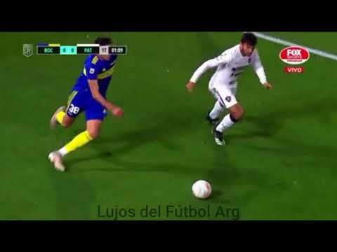 el CAÑO de LUIS VÁZQUEZ a LEANDRO MARÍN. Boca 1-0 Patronato.