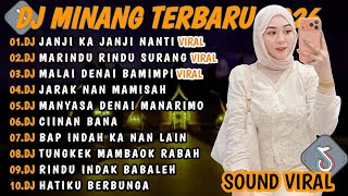 Download lagu DJ MINANG TERBARU 2026 FULL BASS | VIRAL TIKTOK🎵DJ JANJI KA JANJI NANTI DJ MARINDU RINDU SURANG🎵 mp3