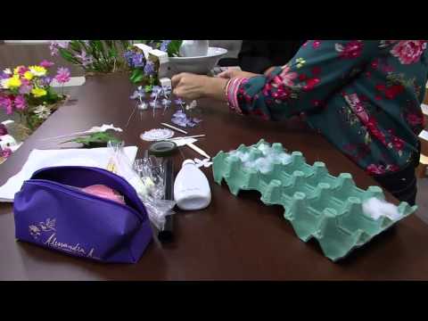 Mulher.com 30/05/2014 Alessandra Assi - Hortensias biscuit Parte 1/2