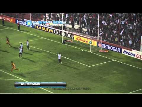Gol de Dening.Instituto 1 Boca Unidos 1. Fecha 25. Torneo Primera B Nacional.FPT
