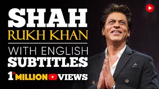 ENGLISH SPEECH  SHAH RUKH KHAN: Freedom to Be Your