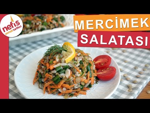 Yeşil Mercimek Salatası Tarifi - çok lezzetli ve pratik bir tarif Video