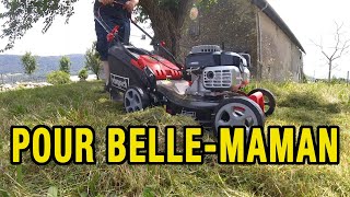 Une TONDEUSE pour BELLE-MAMAN - Scheppach MP 132-42