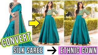 Convert Old Silk Saree Into Ethnic Full Circle Gow