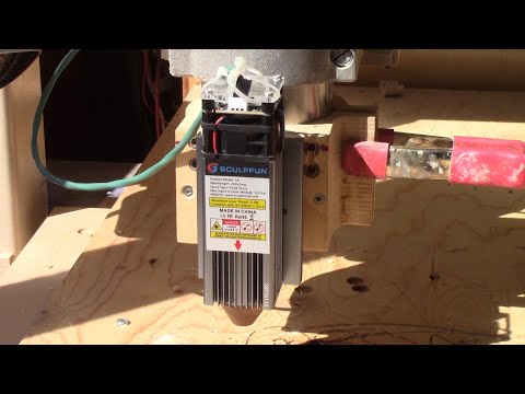 l'gosseux d'bois Ep 277 - Un laser plus puissant pour ma CNC