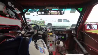 24 Hours of LeMons NJMP team Rally Baby Wife Swap #469 BMW E30 318is. Live in car video.