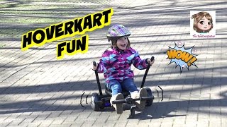 HOVERBOARD GO KART MEGA FUN - 5-Jährige fährt schneller als der Wind - Hoverkart Fahrspaß