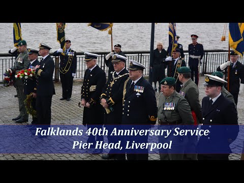 Falklands 40th Anniversary Service in Liverpool