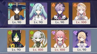 【原神】Ver.7.0 螺旋12層 放浪者キャリー＆激化ティナリで星9攻略【Genshin Impact】