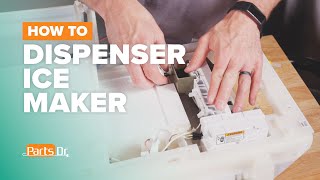 How to replace ceiling Ice Maker part # W11658802 on your Whirlpool French Door Refrigerator