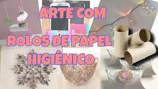 Ideias Incríveis de Artesanato com ROLOS de Papel HIGIÊNICO: Transforme Lixo em Arte! ♻️✨