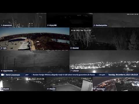 Live views from Ukraine 12/6/2022 A - Kramatorsk, Kharkiv, Kyiv, Zaporizhzhia and other cities
