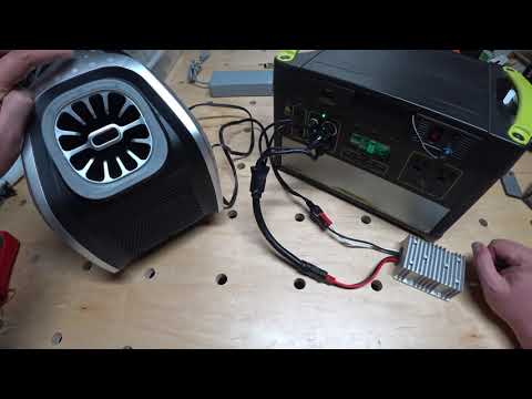 Zero Breeze Mark 2 - Powered by 12 to 24V DC boost converter - Wiring/Testing/Comparison with 120V