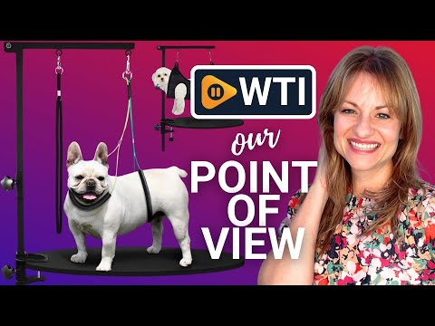 Dog Grooming Table Arm with Hammock - 35"" Height Adjustable Dog Grooming Arm with Clamp - WTI product video review